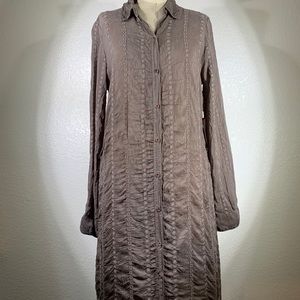 Johnny Was Byzantine Rayon duster tunic Blouse Sz M NWT